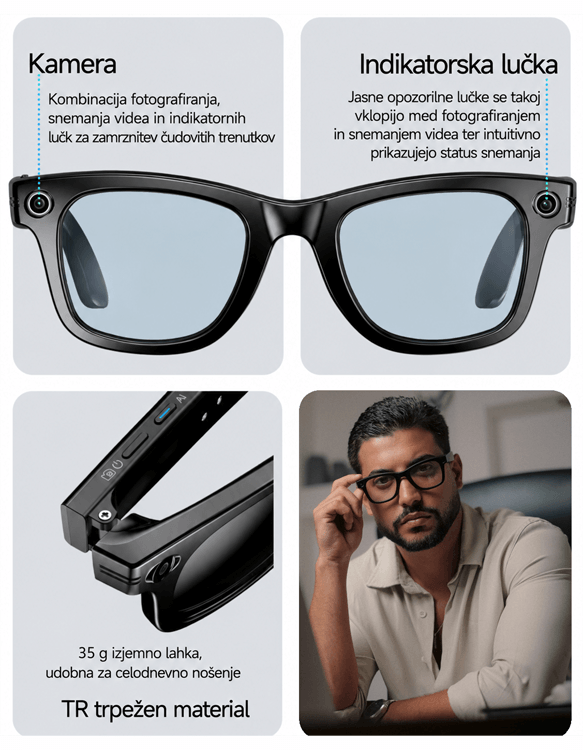 VISION AI pametna očala s kamero