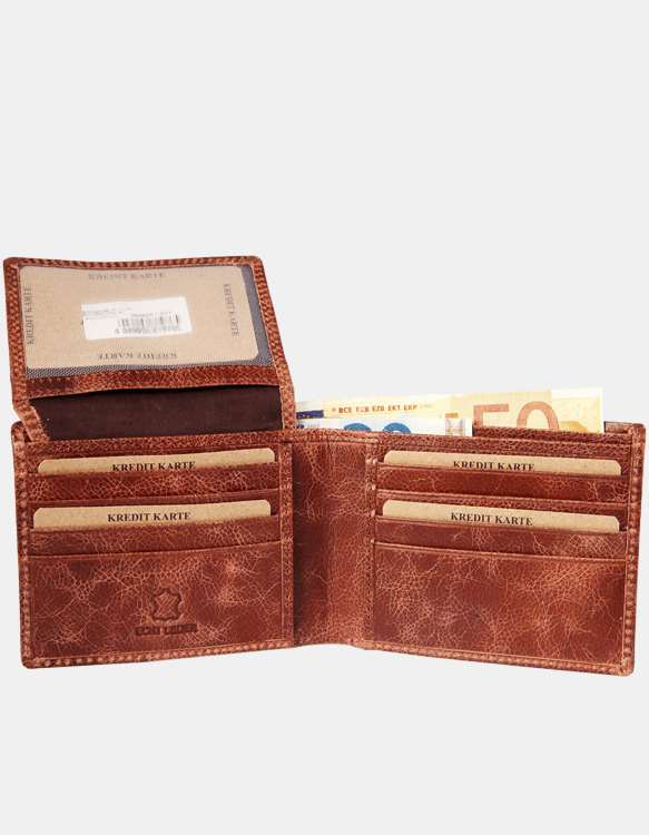 Moška denarnica Akzent Slim Guard rjava