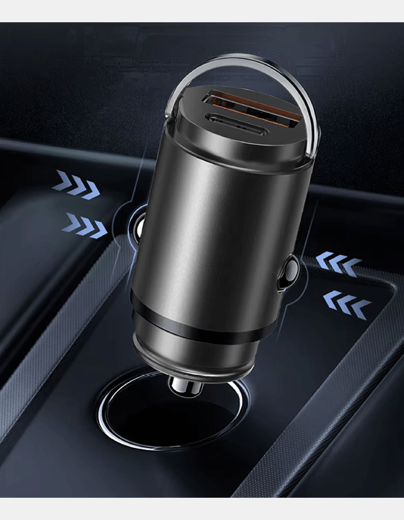 Hiter avtopolnilec USB in USB-C
