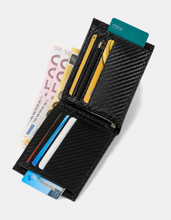 Moška denarnica NightLine carbon