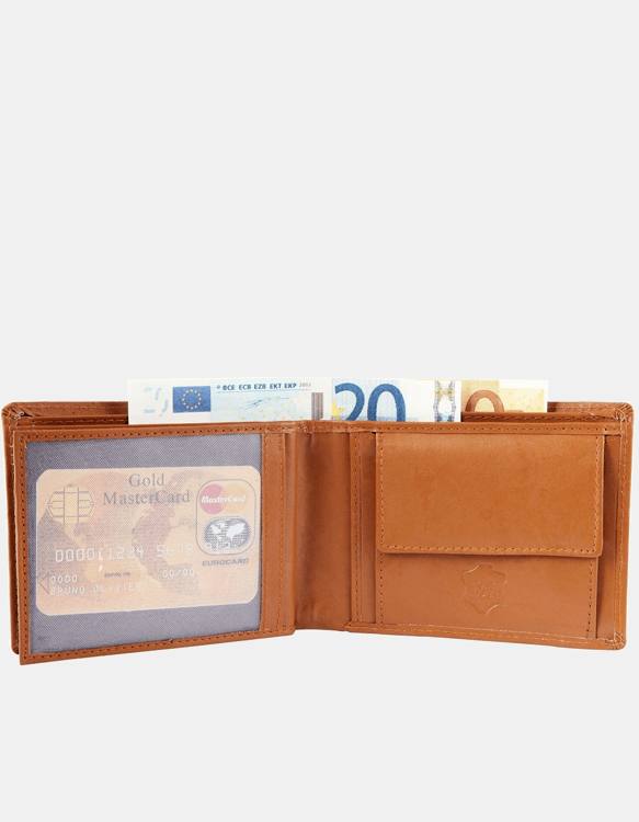 Moška denarnica Excellanc Feto rjava