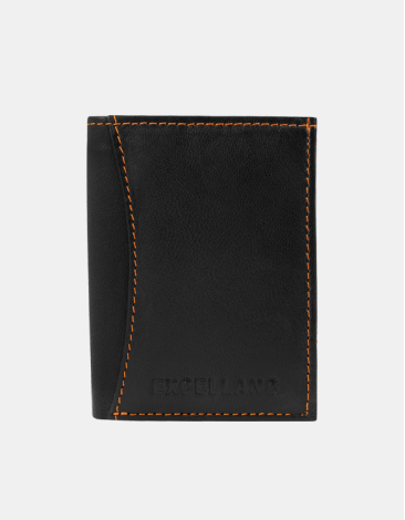 Moška denarnica Excellanc Mini črno-oranžna