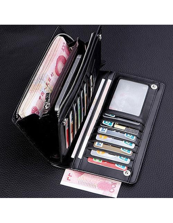 Moška denarnica Organizer črna