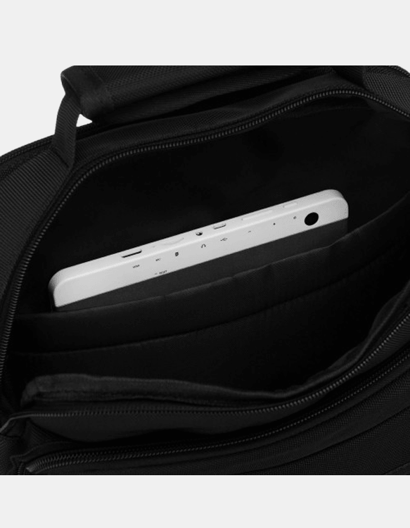 Večja moška crossbody torba Peterson Kelmar črna