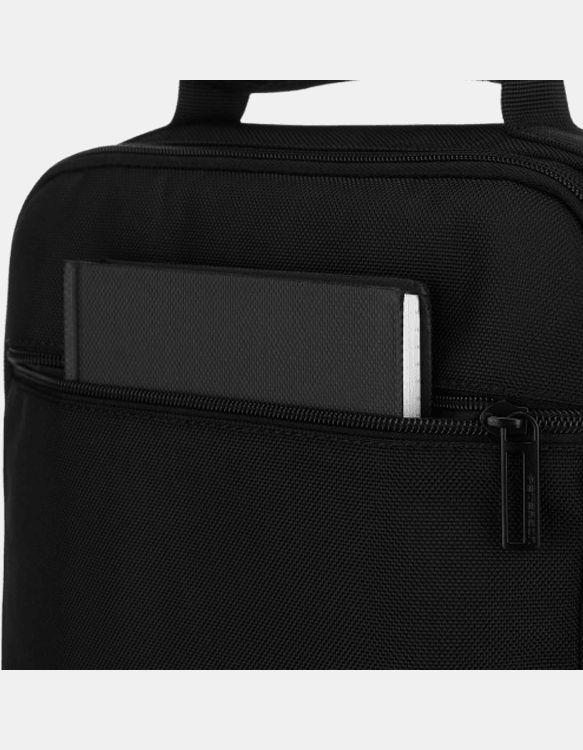 Večja moška crossbody torba Peterson Kelmar črna