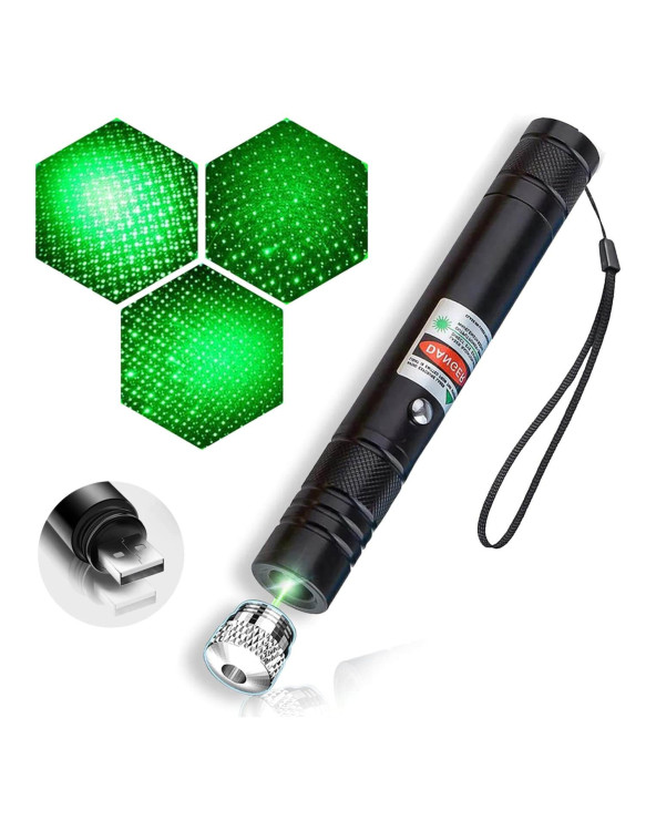 Zeleni vrtljiv laser
